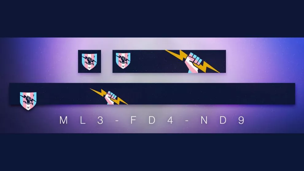 Destiny 2’s Transgender banner, A.K.A. “Be True”
